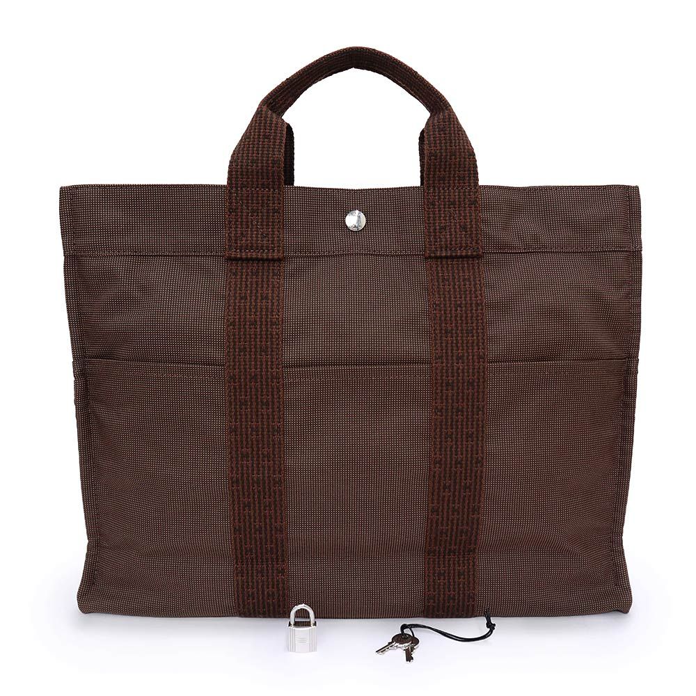 【新品未使用】HERMES エルメスエールライン パースPM キャラメルショコラ エルメス エールライン トート MM キャンバス Chocolat ショコラ