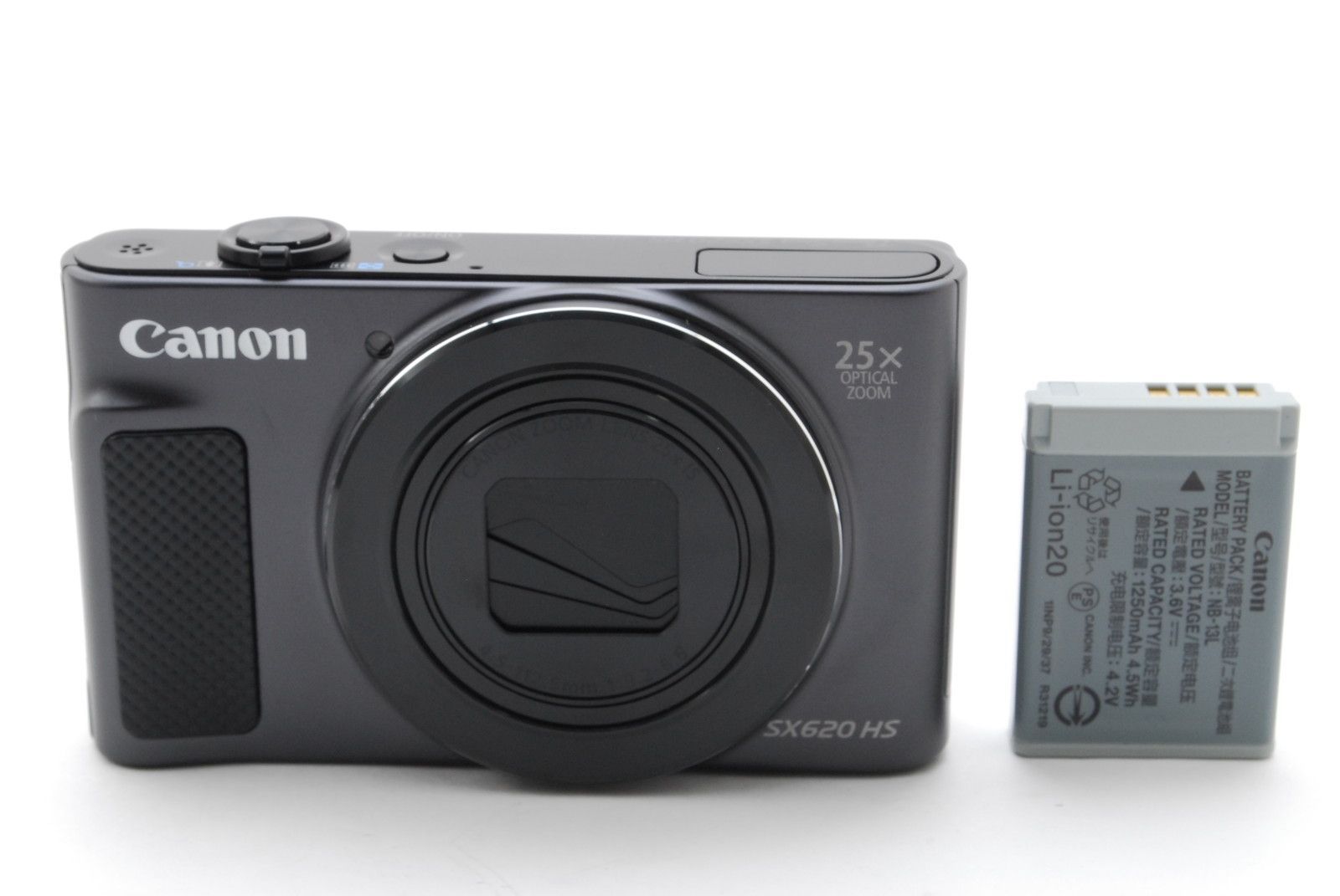 【超美品】キャノン パワーショット コンパクト デジタル カメラ Canon PowerShot SX620HS 20.2 MP Black Digital Camera #A0937T260414