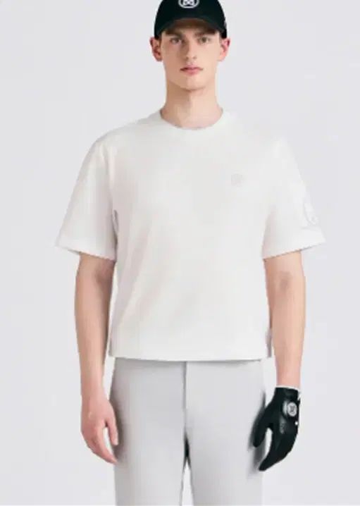 ジーフォア WOVEN HYBRID ROUND 半袖 Tシャツ