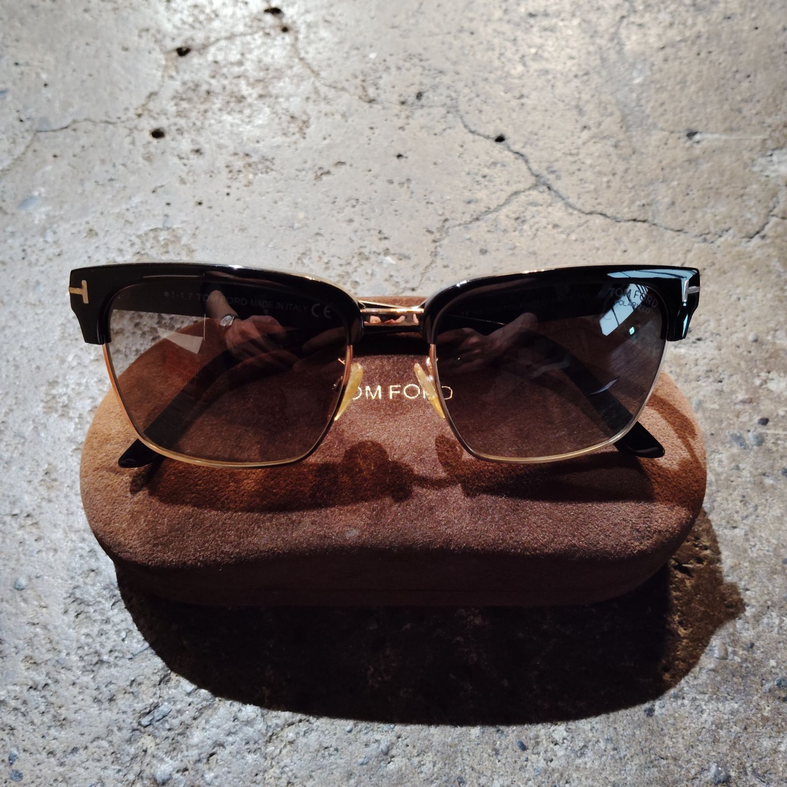 TOM FORD River TF367 01D POLARIZED トムフォード リバー サングラス 