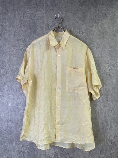 【中古】SEYA ｾﾔ 半袖 ｼｬﾂ 無地 ｼﾙｸ 日本製 ｲｴﾛｰ M 33966512