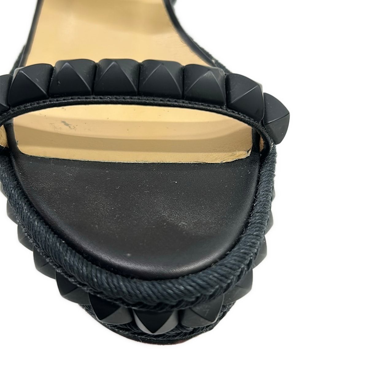 クリスチャンルブタン サンダル 34 レディース CATACLOU 60 CALF/ROPE