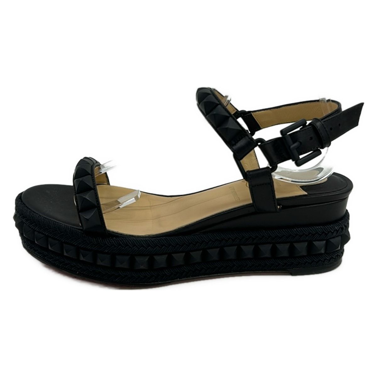 クリスチャンルブタン サンダル 34 レディース CATACLOU 60 CALF/ROPE
