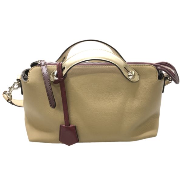 FENDI フェンディ バイザウェイ ミディアム レザー 2WAYハンドバッグ ベージュ 8BL124 レディース 中古 T11159490 36,270円