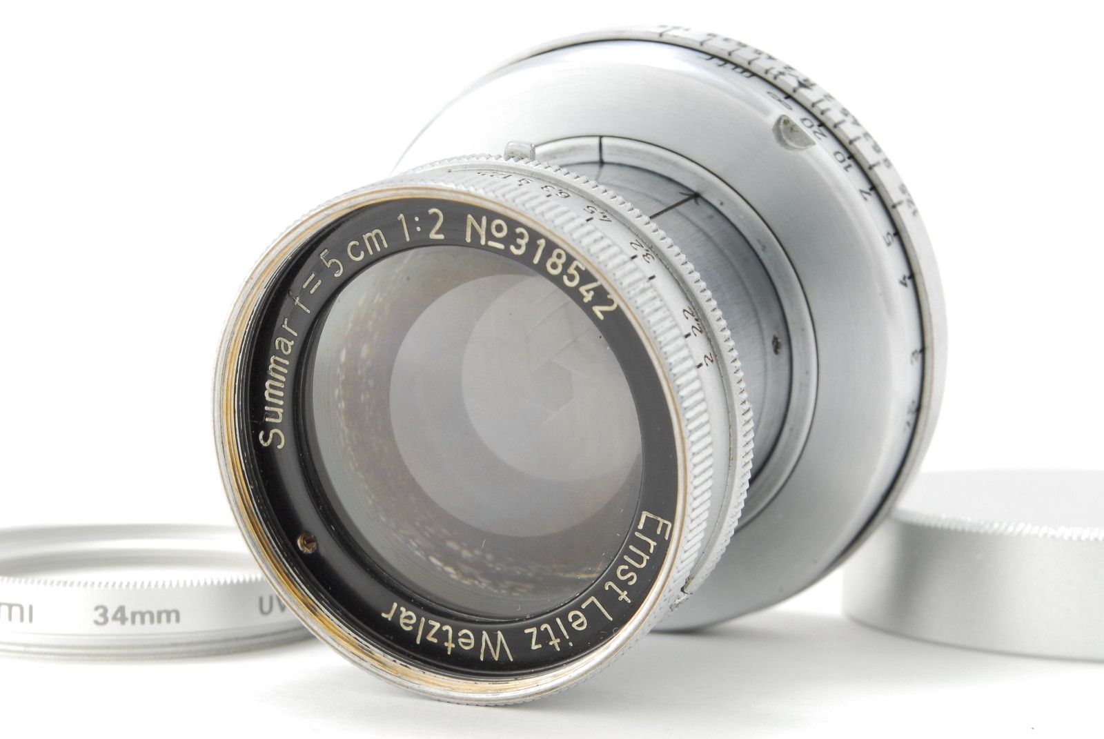 美品】ライカ レンズ Leica Leitz Summar 5cm 50mm F2 Lens L39 LTM