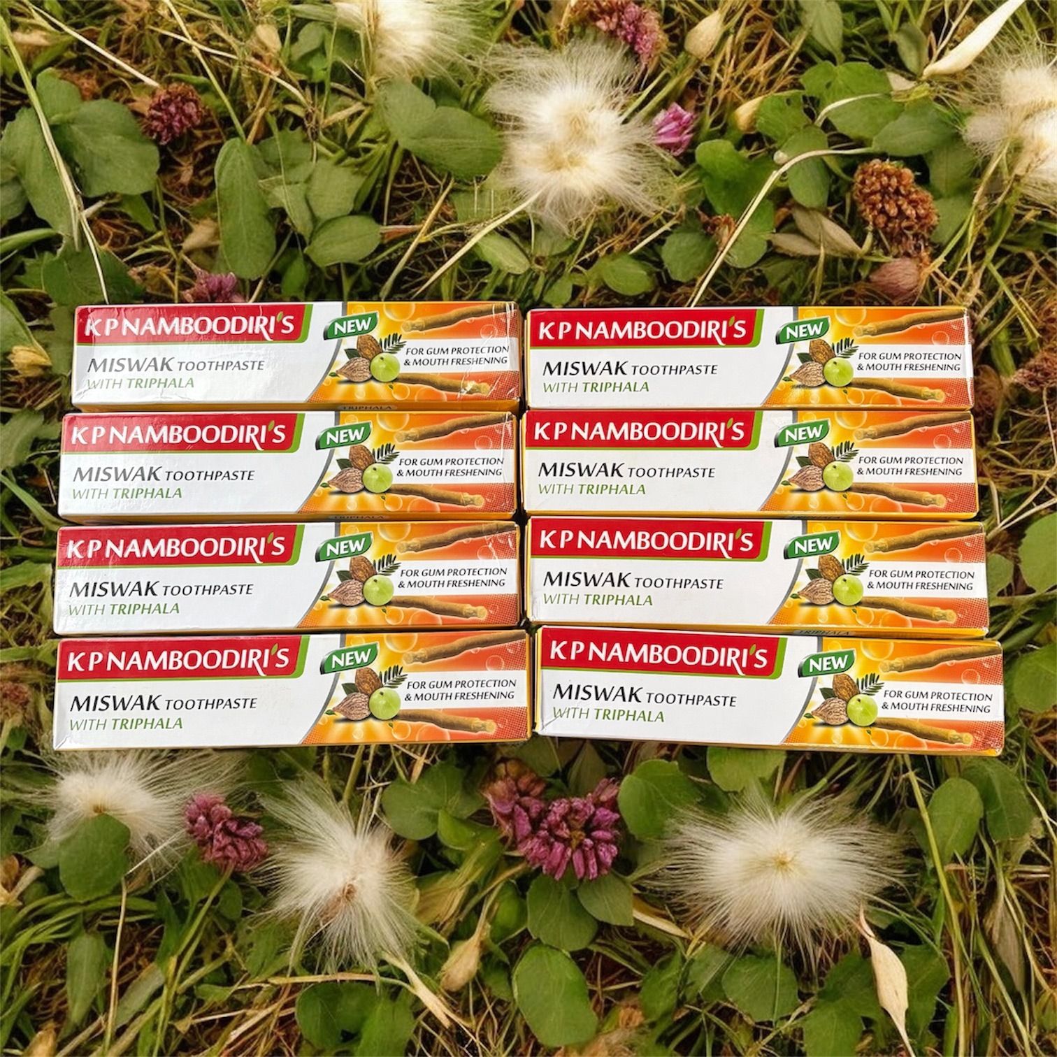 【新品・未使用】KP Namboodiri's Miswak Toothpaste with Triphala(ミスワク&トリファラ配合 歯磨き粉)100g