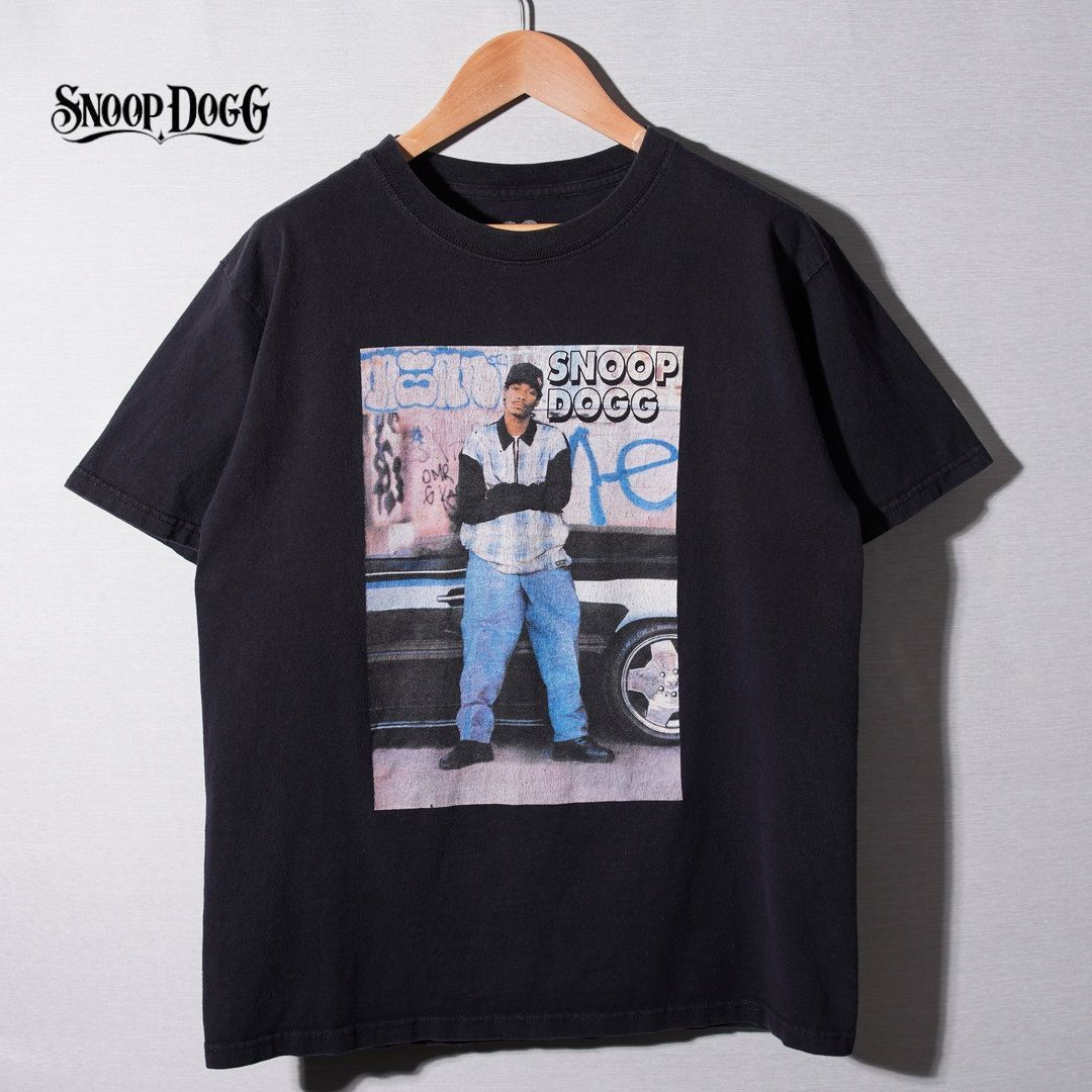 スヌープドッグ Snoop Dogg Tシャツ M ブラック ラップT バンT ヒップ