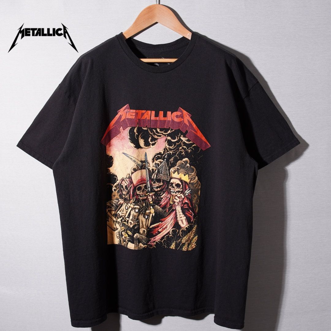 メタリカ METALLICA Tシャツ XL ブラック バンT ロックT ストリート