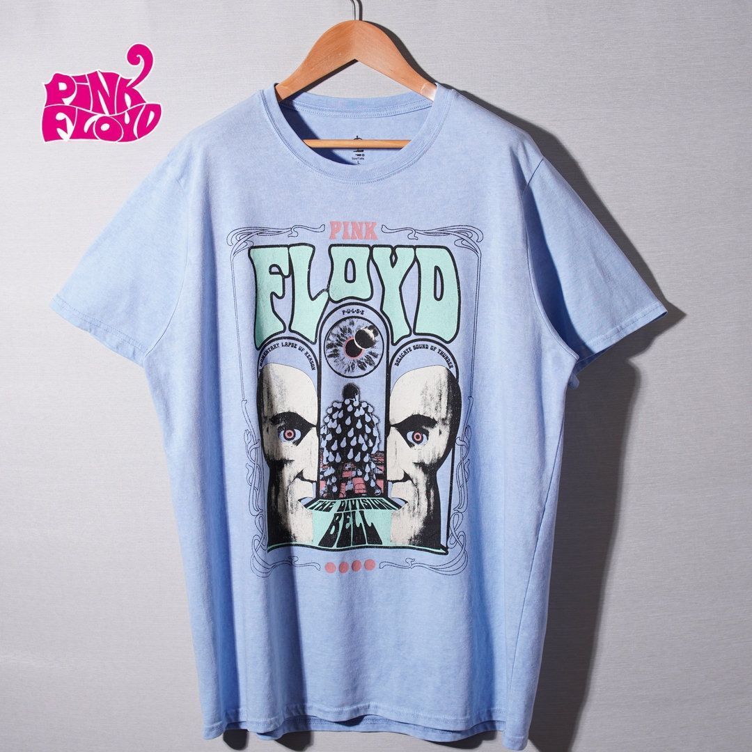 ピンクフロイド PINK FLOYD Tシャツ L ブルー The Division Bell