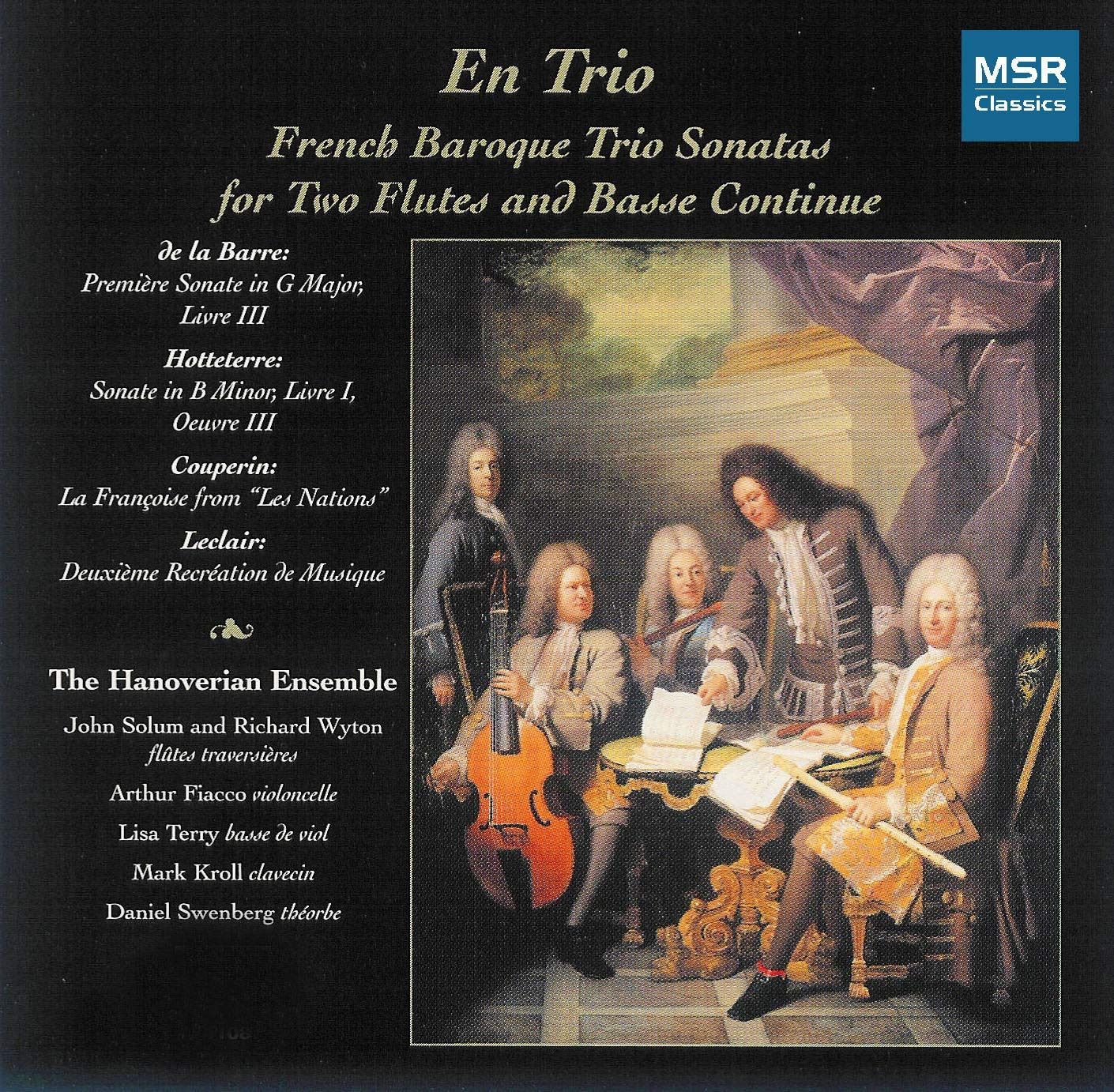 【CD】En Trio French Baroque Trio Sonatas