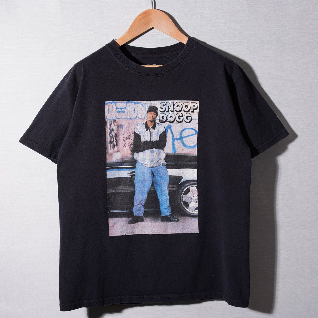 スヌープドッグ Snoop Dogg Tシャツ M ブラック ラップT バンT ヒップ