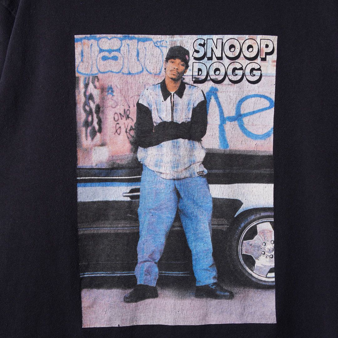 スヌープドッグ Snoop Dogg Tシャツ M ブラック ラップT バンT ヒップ