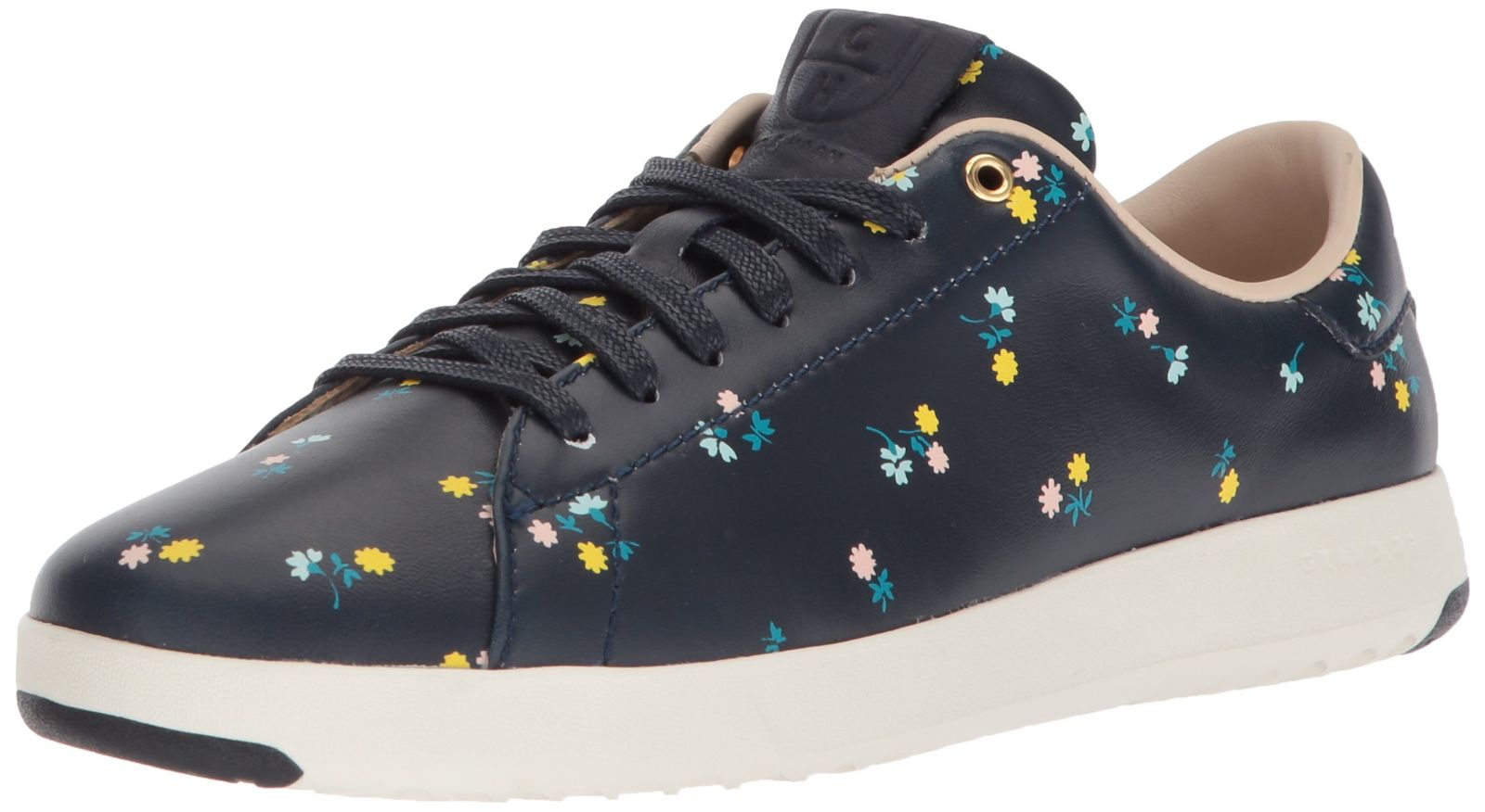 新品 [COLE HAAN(コールハーン)] スニーカー 【公式】グランドプロ テニス レディース ネイビー ドット フローラル US 8.5(25.5 cm)
