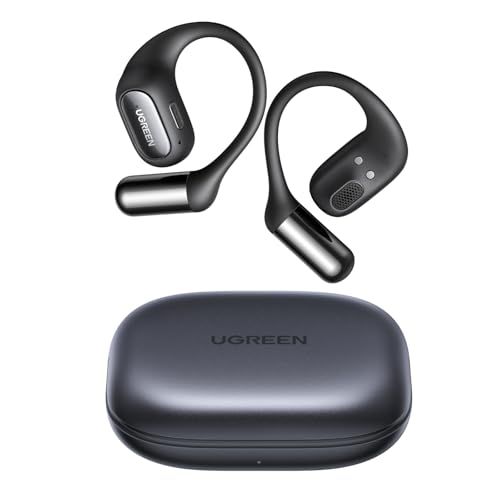 【新品】UGREEN FitBuds Bluetooth 6.0 ワイヤレス オープンイヤー型イヤホン【 18mmチタニウム製ドライバー / 合計28時間再生 / 4マイクノイキャン技術 / IPX5防水】Hi-Fi音質 DNNノイキャン 2 ec4e4fa2