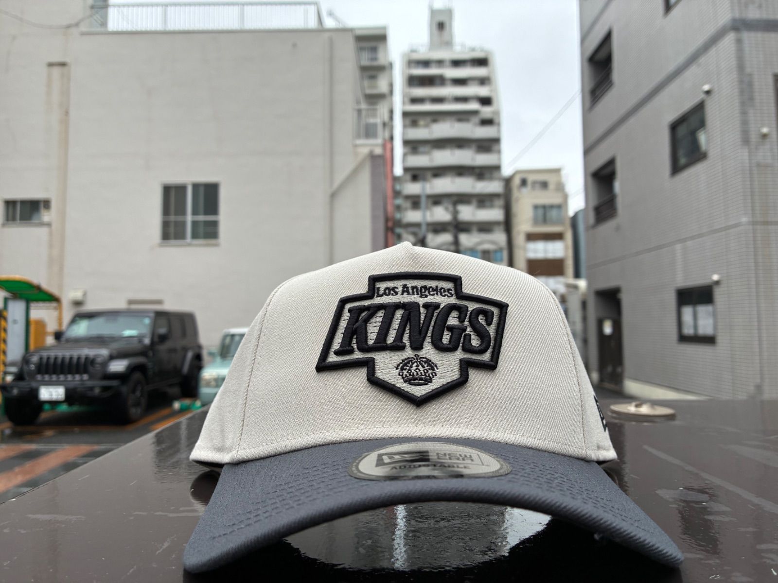 NEW ERA 9FORTY A-Frame NHL ロサンゼルス・キングズ ブラック ストーン/グラファイト ¥4620 ＋ 送料¥550