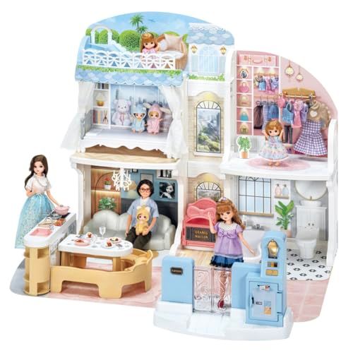 タカラトミー(TAKARA TOMY) リカちゃん おしゃべりオートロック 2階建てのグラン･メゾン (初回限定版) 着せ替え おままごと おもちゃ 3歳以上 【日本おもちゃ大賞2025 共遊玩具部門 大賞】Y 3a9ec4e1