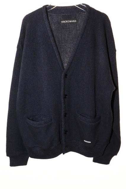 中古 古着 WACKO MARIA ワコマリア カーディガン ニット ブラック ワコマリア WACKO MARIA 25SS CLASSIC CARDIGAN BLACK M クラシック