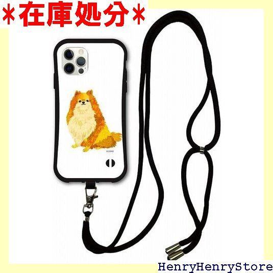 スマホショルダー付 iPhone16互換品 ケーススマホケース i-coronケース 耐衝撃タイプ アニマル柄 O デザイン アイフォン16互換品ケース スマホカバー ポメラニアン 犬 イヌ 2301