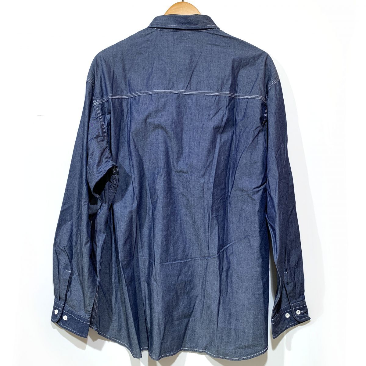 新古品】 BIG MAC ビッグマック 長袖 シャンブレーシャツ サイズ40（L