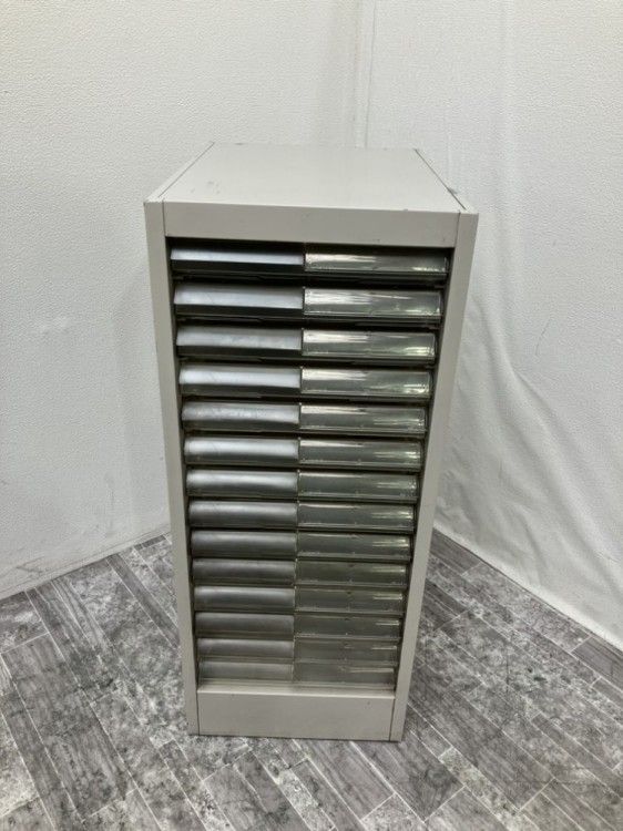 【中古品】コクヨ A4クリアケース書庫 S-A211F1 グレー