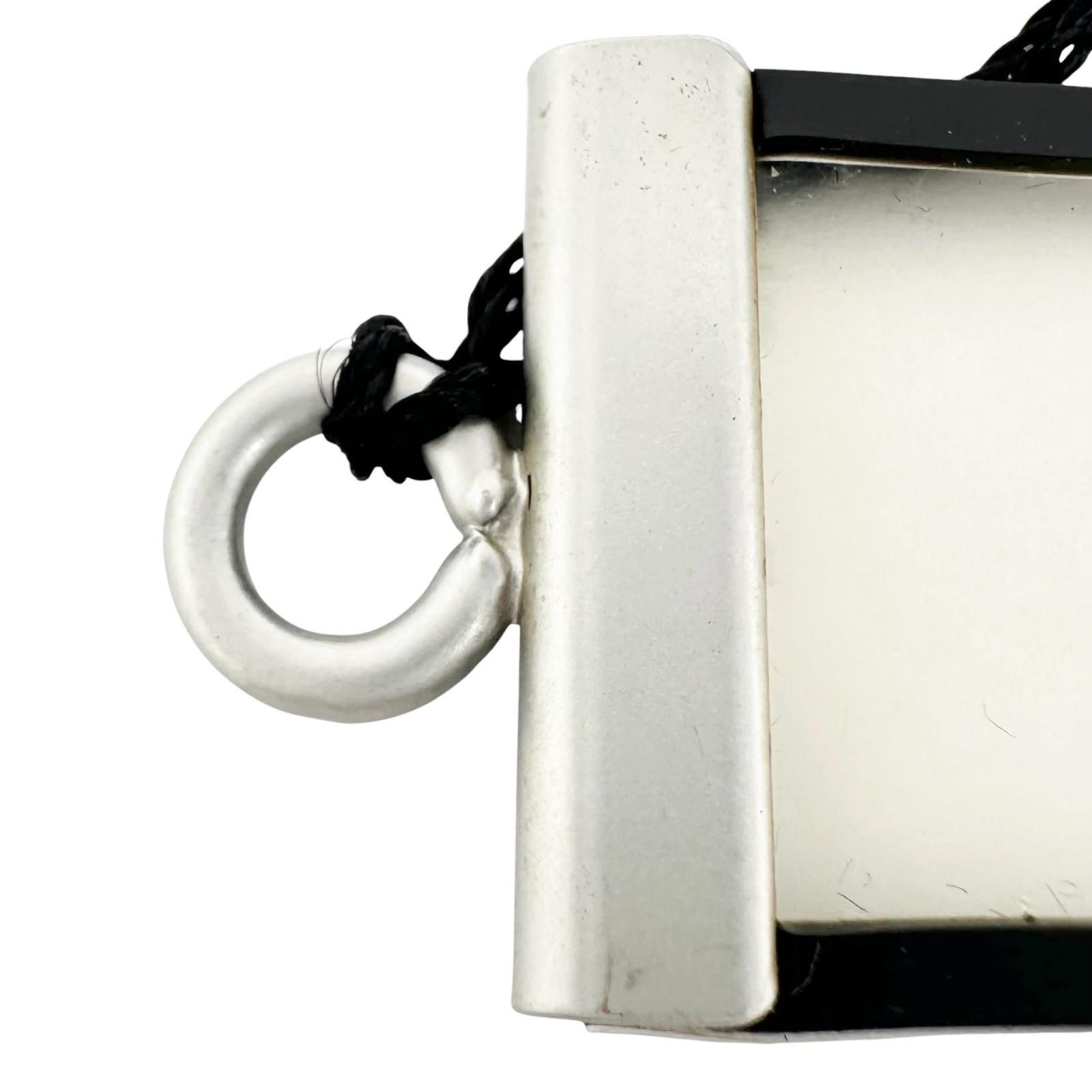 CHANEL シャネル ロゴ ブレスレット ラバー ホワイト/ブラック【中古