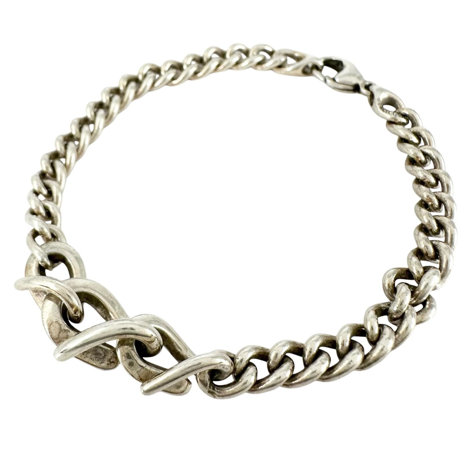 TIFFANY&Co. ティファニー フォージリンク ブレスレット/Ag925 シルバー【中古】 レディース