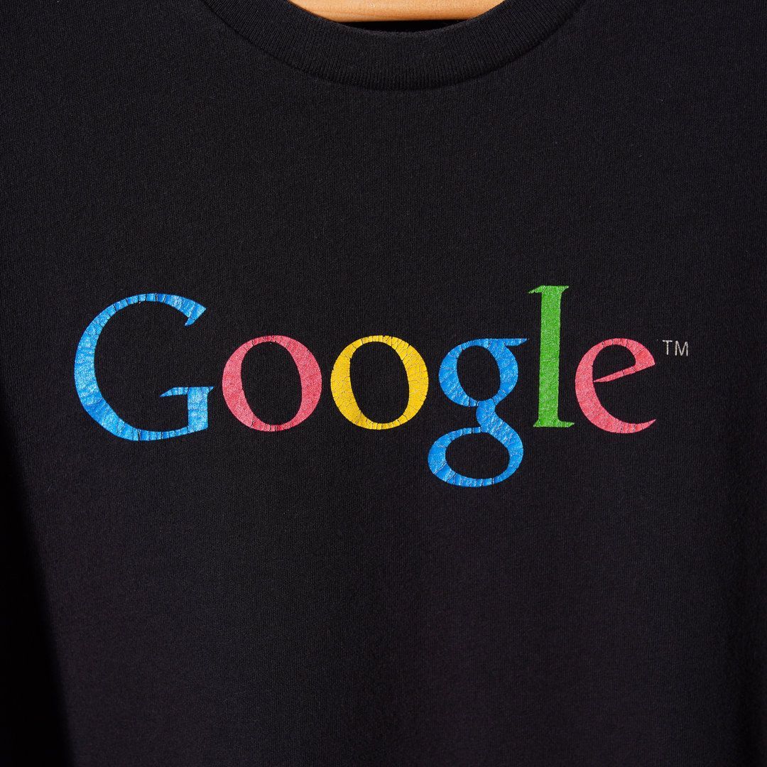 00s グーグル Google Tシャツ ブラック L相当 ヴィンテージ Vintage
