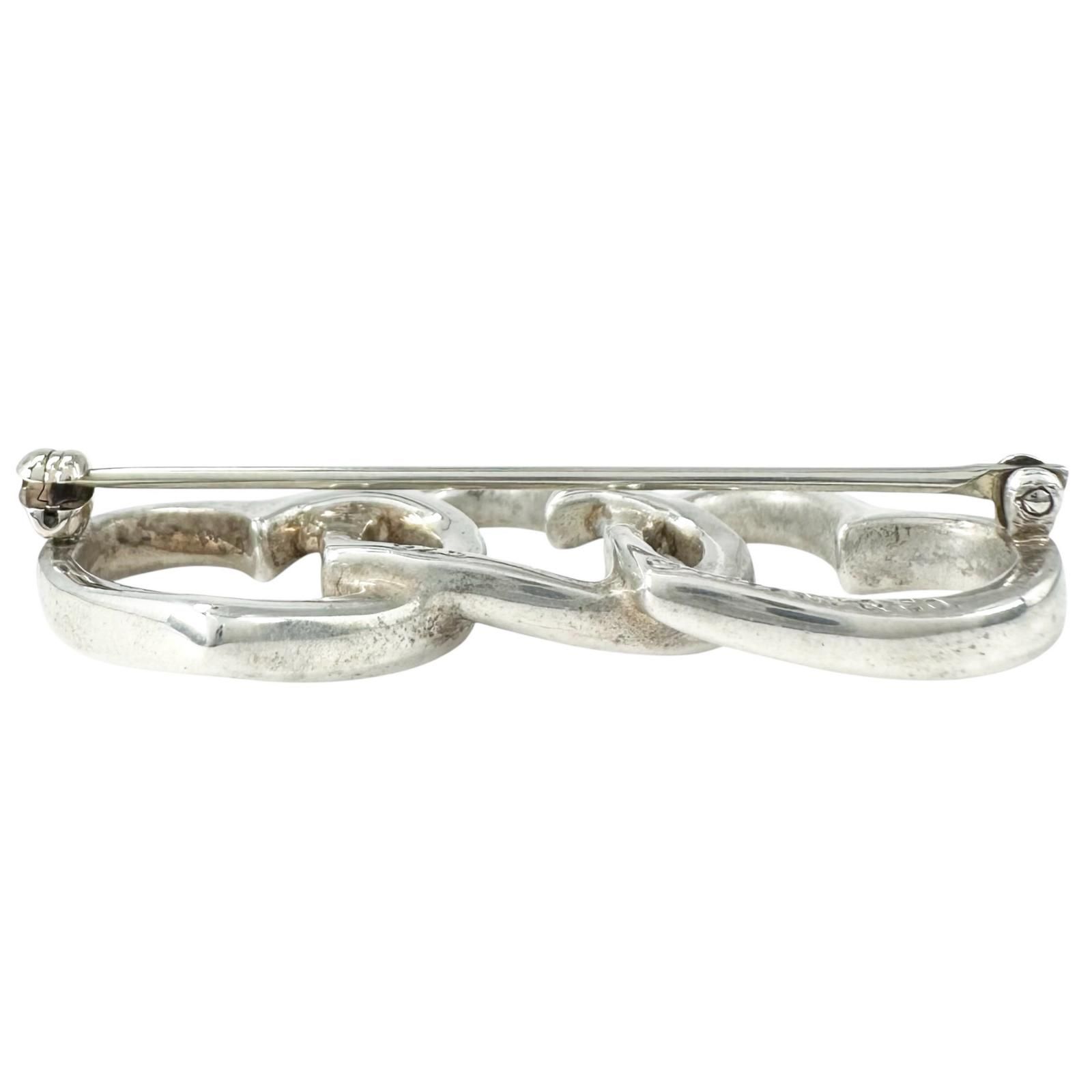TIFFANY&Co. ティファニー トリプルハート ブローチ シルバー925