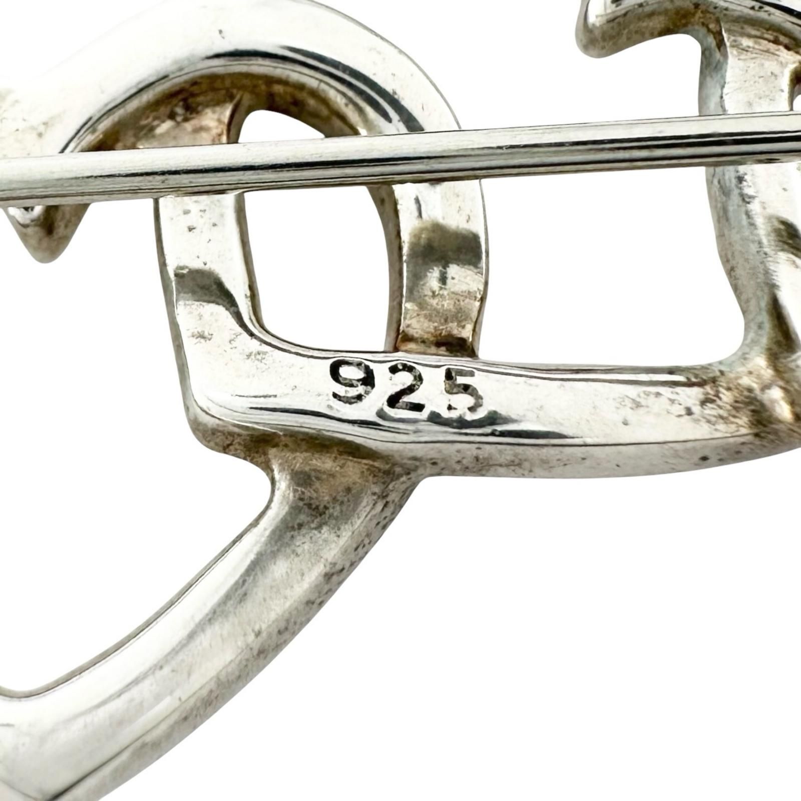TIFFANY&Co. ティファニー トリプルハート ブローチ シルバー925