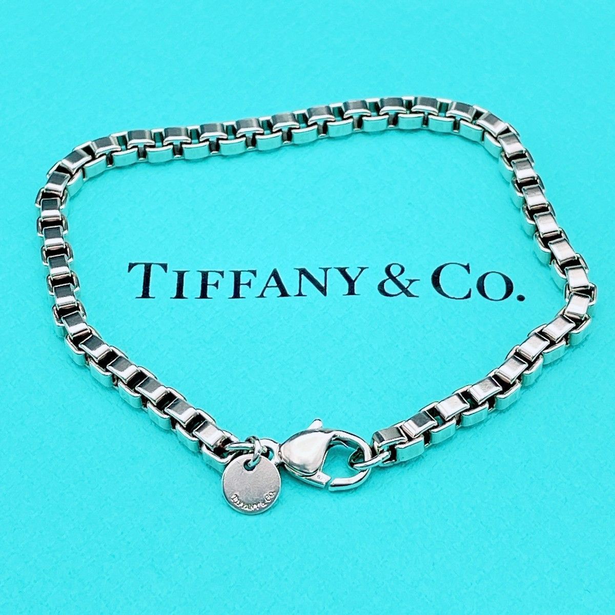 ◇ティファニー◇新品仕上済 Tiffany&Co. ベネチアン ブレスレット シルバー Ag925 ブランド 15.2g
