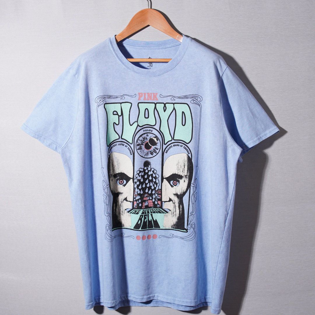 ピンクフロイド PINK FLOYD Tシャツ L ブルー The Division Bell