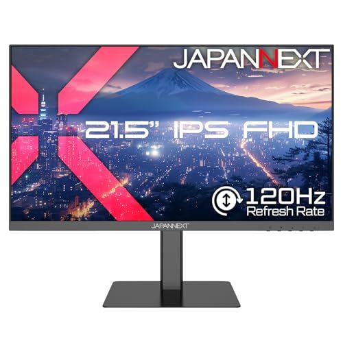 JAPANNEXT 21.5インチ IPSパネル搭載 フルHD(1920x1080)解像度 液晶モニター JN-215IPS120F-HSP HDMI DP HDR 120Hz 高さ調整 ピボット(縦回転)対応【2年保証】(沖縄・離島の方不可 9382c2ea