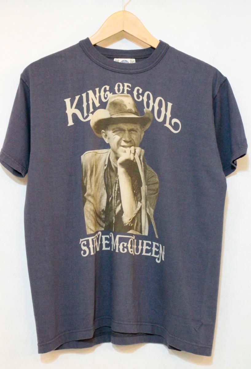 【中古】 TOYS McCOY メンズTシャツ XL TOYS McCOY/STEVE McQUEEN TEE/KING OF COOL/Tシャツ/XL/紺 ネイビー/プリント/TMC1805