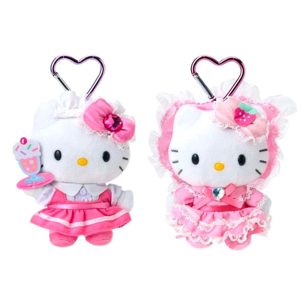 当日発送ハローキティ メイド ロリータ ぬいぐるみ キーホルダー ドレス ハローキティ マスコット 日本 4,787円