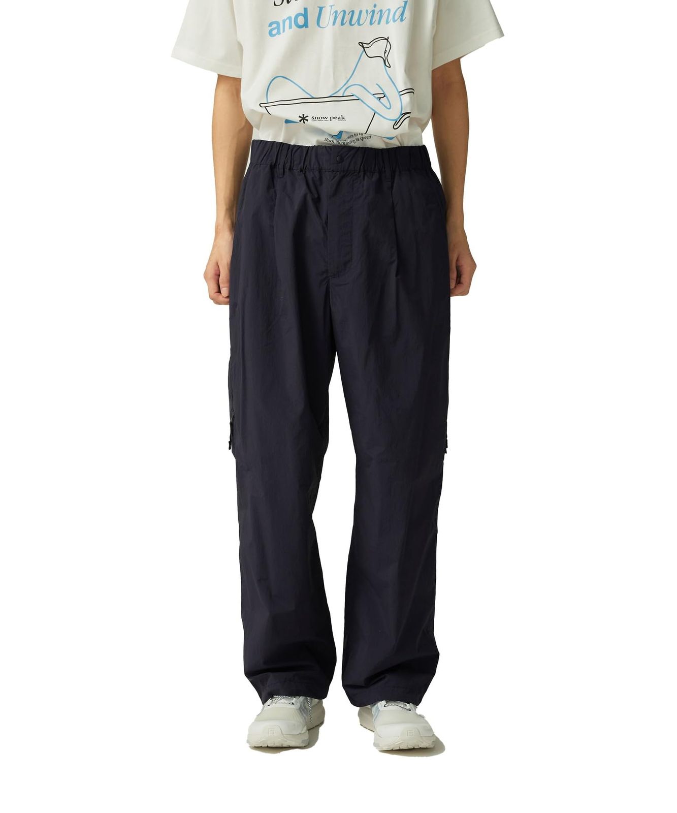 新品 スノーピーク(snow peak)Nylon Tussah Utility Storage Pants PA-25AU020 パンツ ロングパンツ メンズ レディース NAVY M