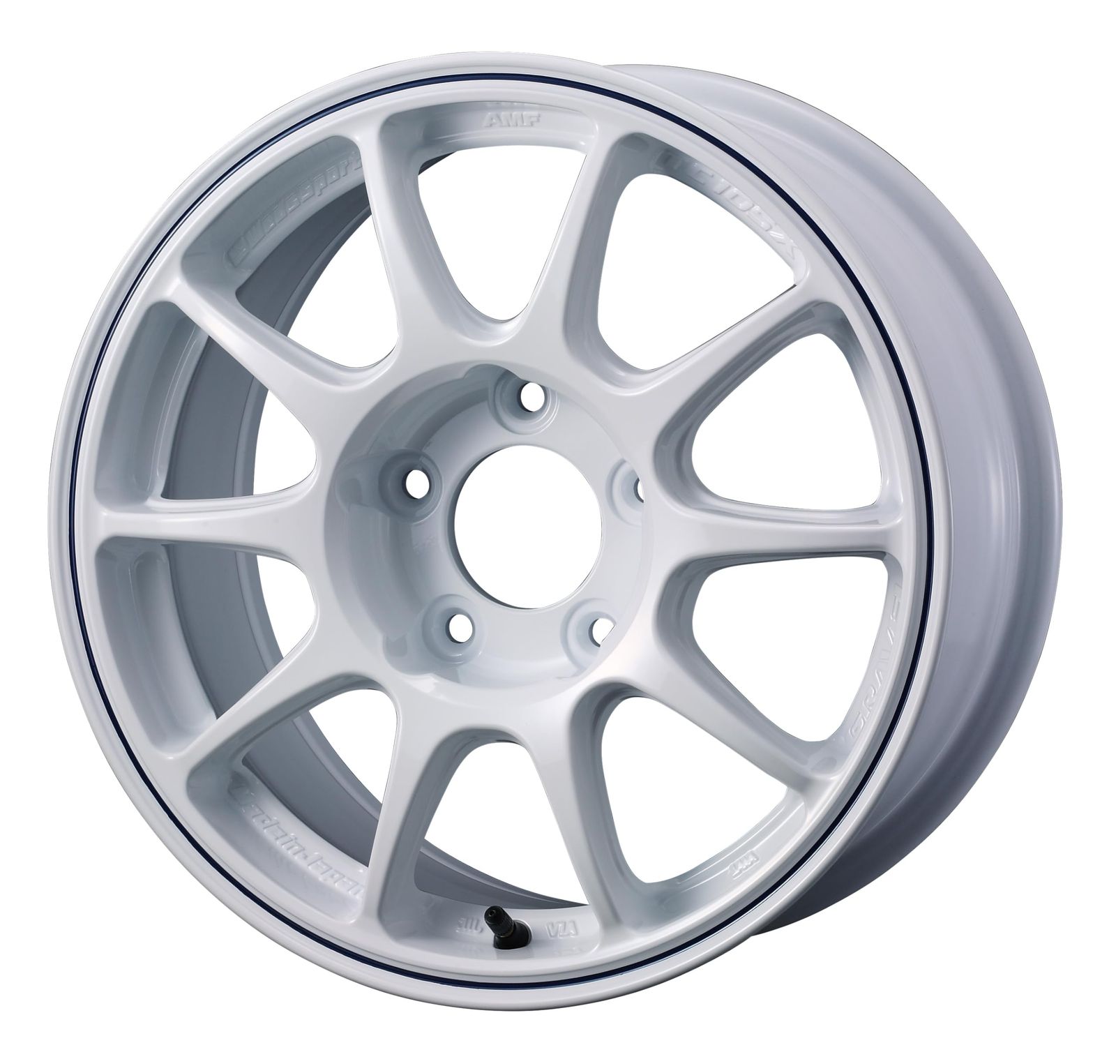 新品 ウェッズ(WEDS) TC-105X GRAVEL 15インチ 5H PCD114.3 6.5J +35 WHITE+BLUE LINE 【0073945】