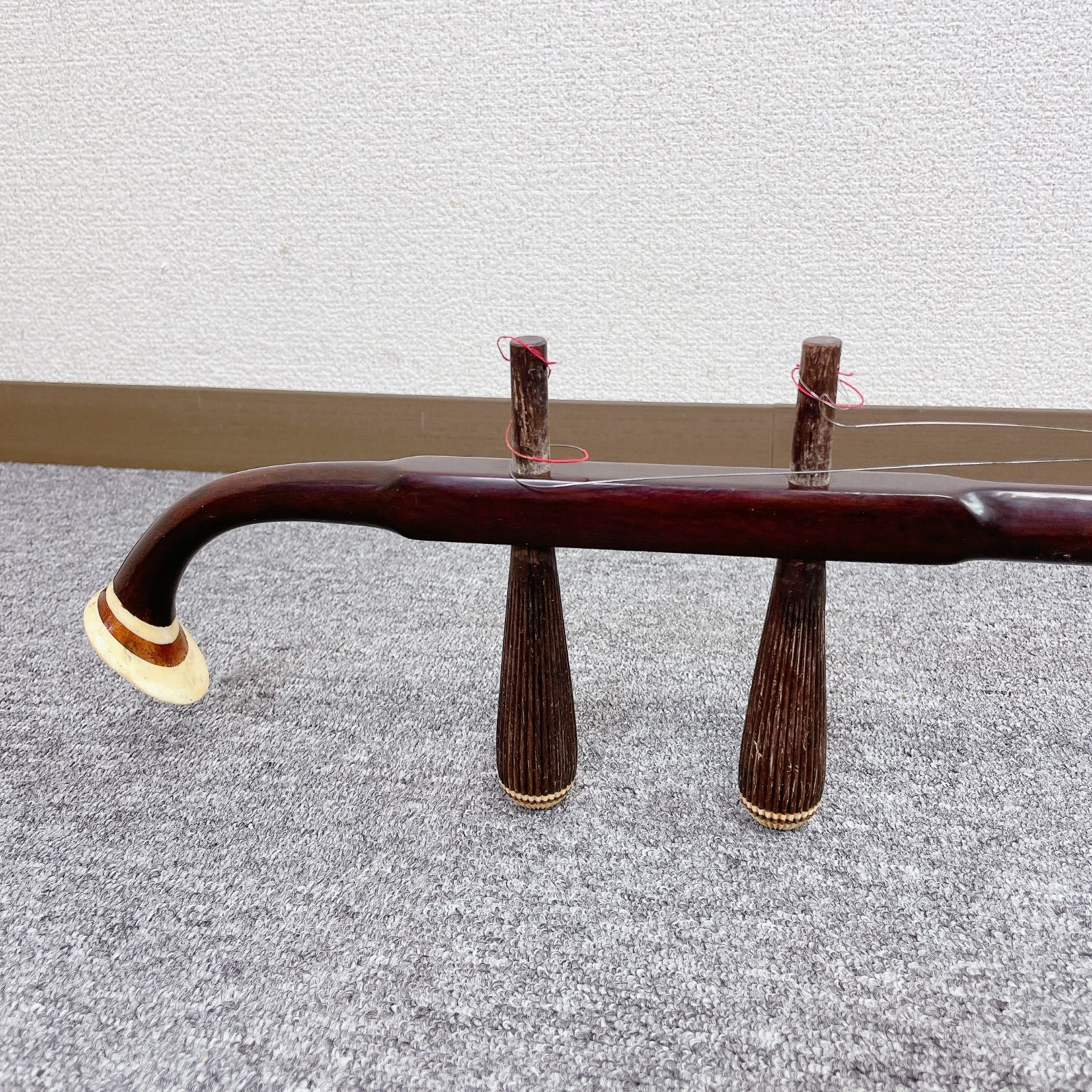 二胡 彩雲 ER-400 上海民族楽器 本革 蛇皮 - メルカリ