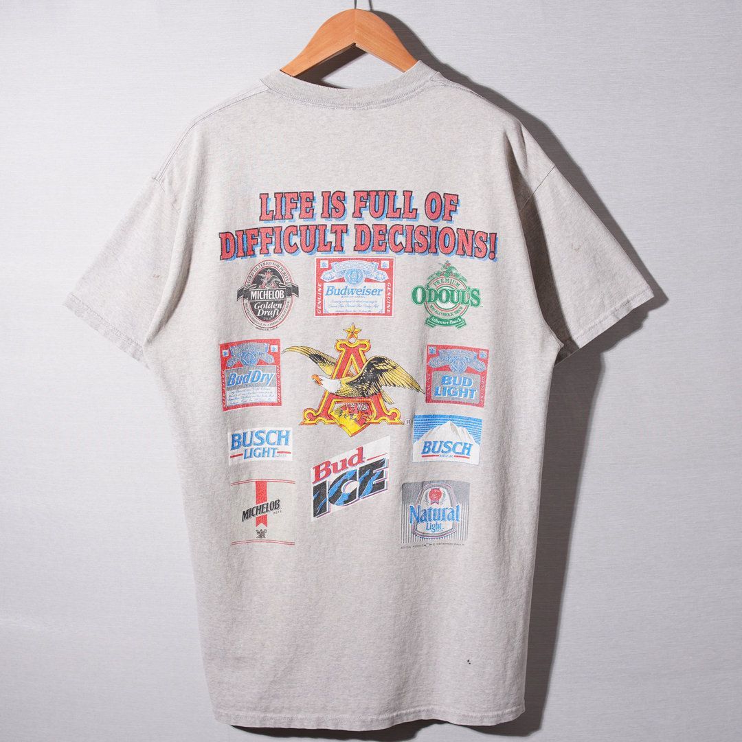90s Budweiser バドワイザー Tシャツ Anheuser-Busch アンハイザー