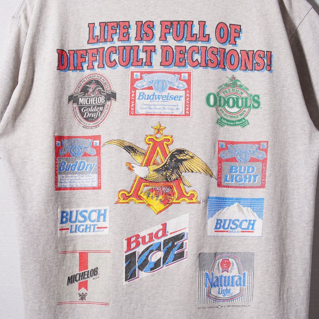 90s バドワイザー Budweiser Tシャツ Anheuser-Busch アンハイザー