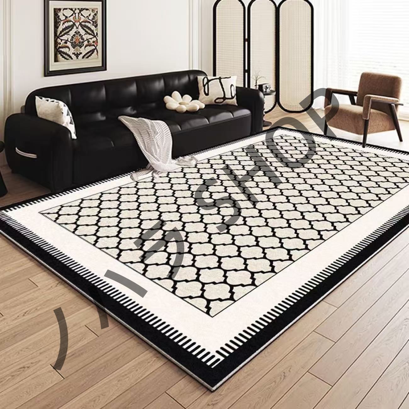 200*300cm/カーペット 滑り止め付き ラグマット ベッドルーム リビングルーム 寝室の部屋 /多機能使用 マット カーペット #A021