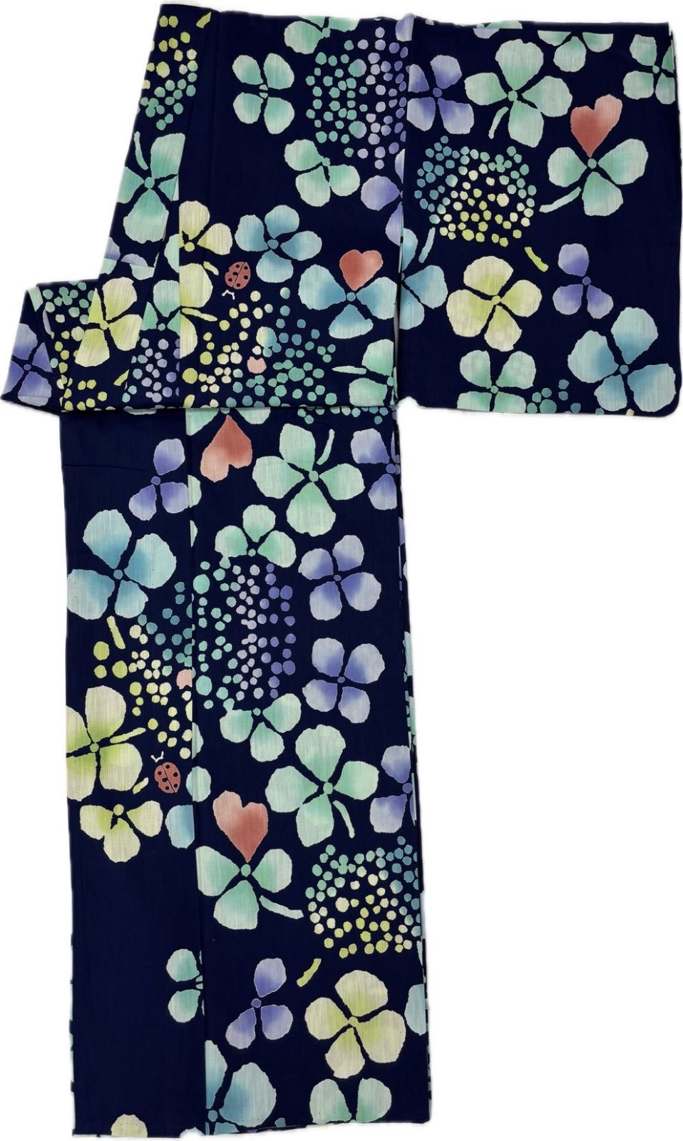 【新品】浴衣　ゆかた　レディース　tsumori chisato　ツモリチサト　Fサイズ　クローバー　紺　てんとう虫 11,315円