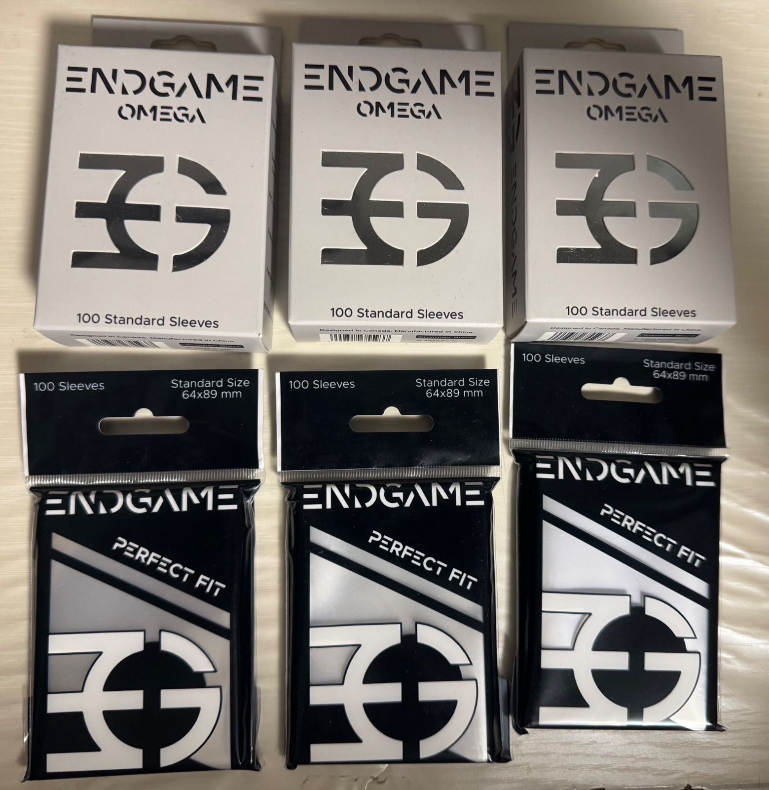 ENDGAME GENESIS 3個(ObsidianBlack)、PerfectFit 3個セット