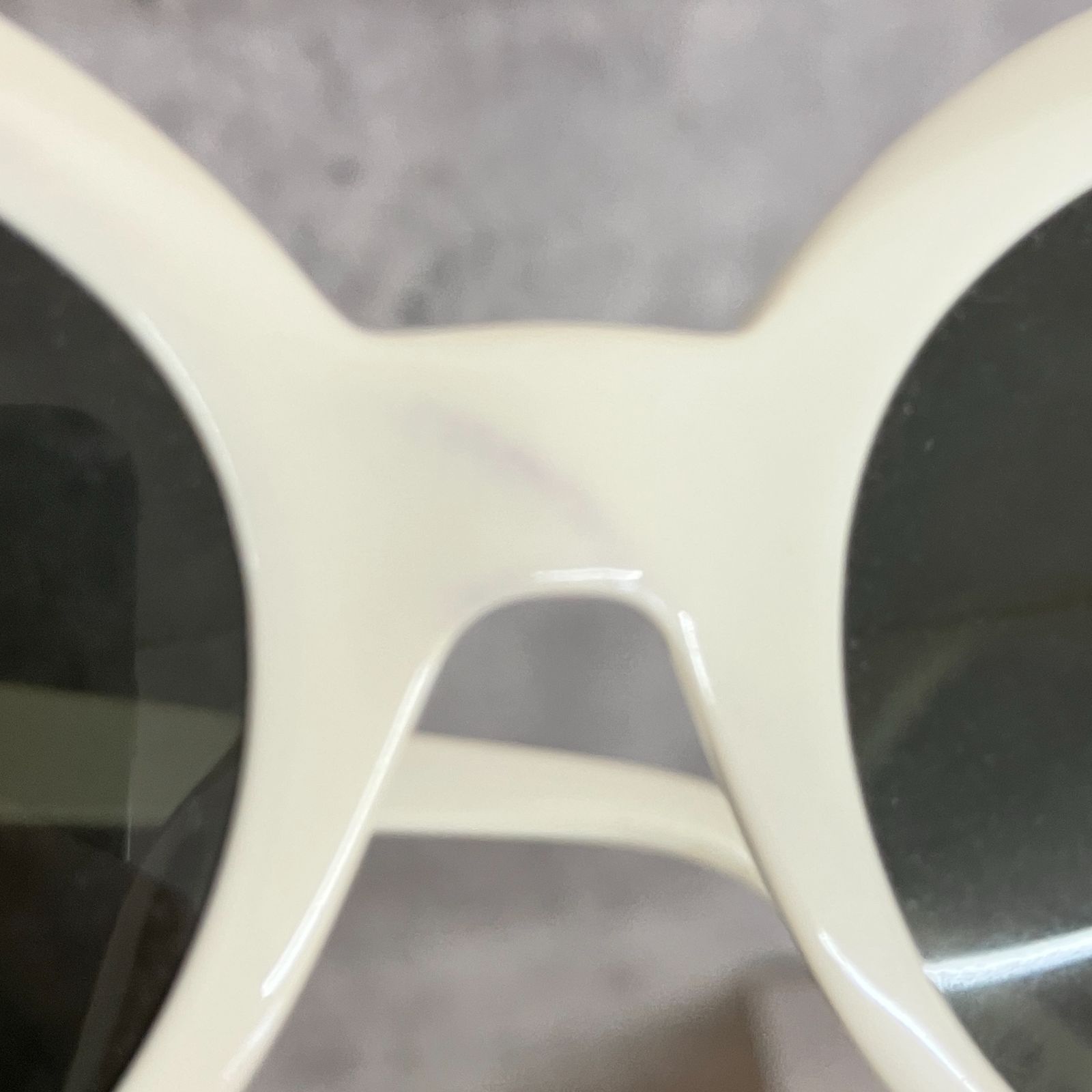 サンローラン サングラス YSL オーバル セルフレーム サーフ 白 アイ