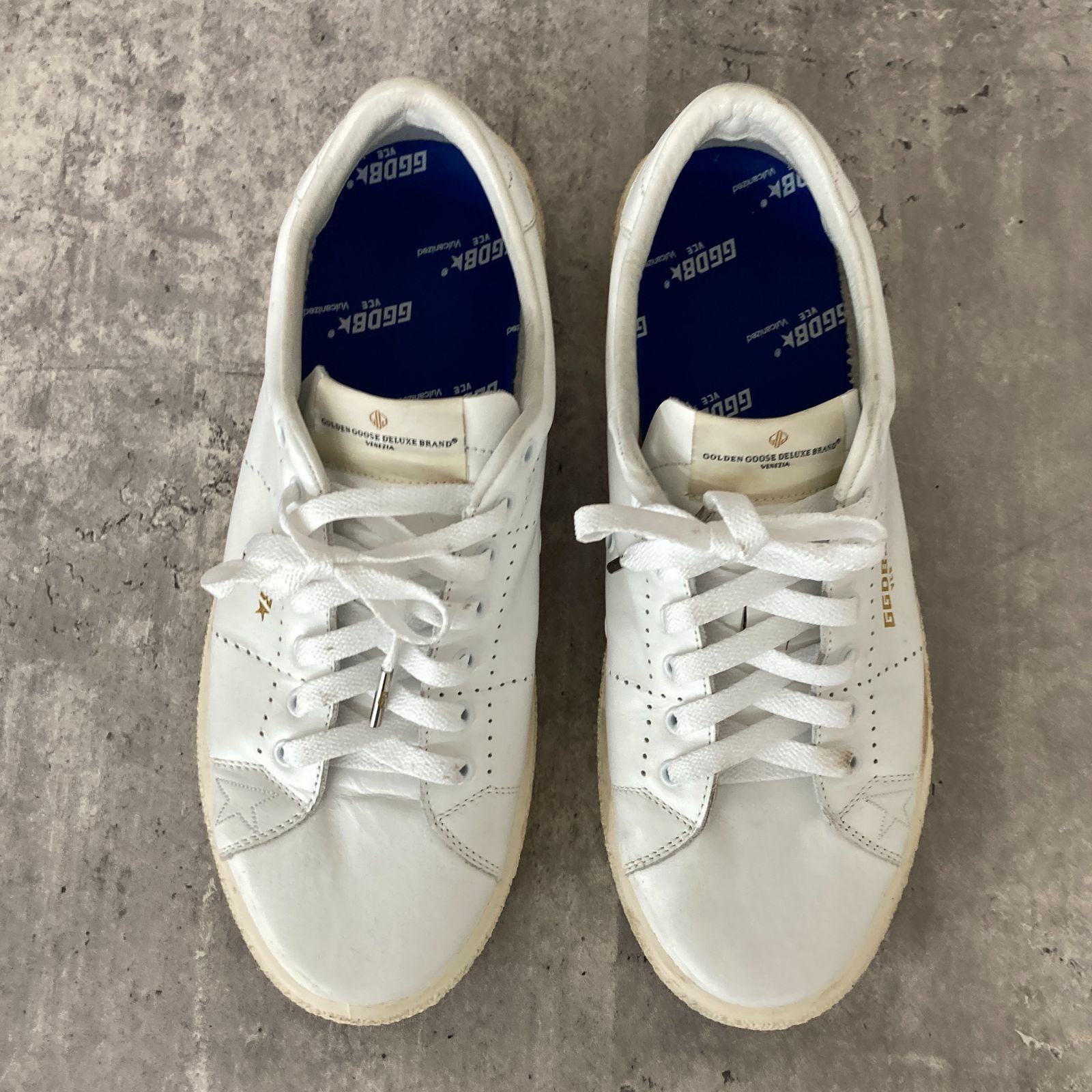 【美品】Golden  GGDB ホワイト スニーカー ゴールデングース スニーカー 白 27.5cm GGDB☆ GOLDEN GOOSE