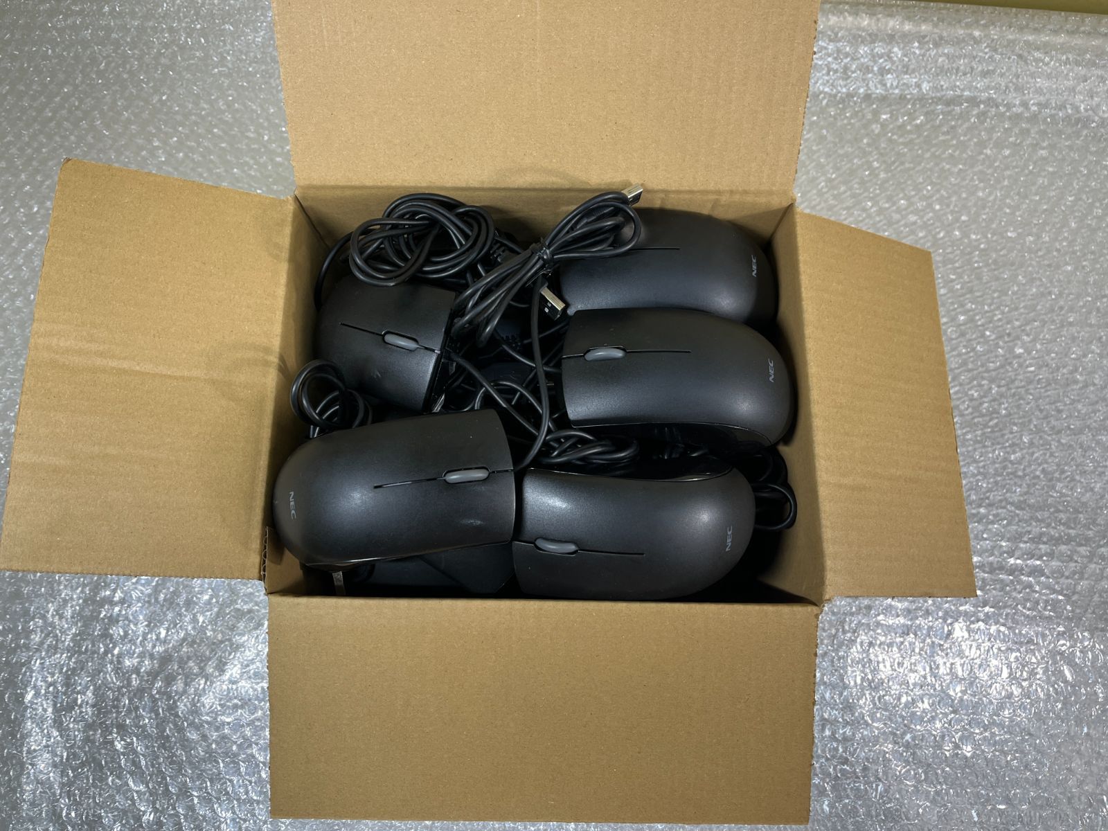 ◇ NEC USB有線マウス MSU1175 20個セット 動作確認済み オプティカルマウス まとめ売り
