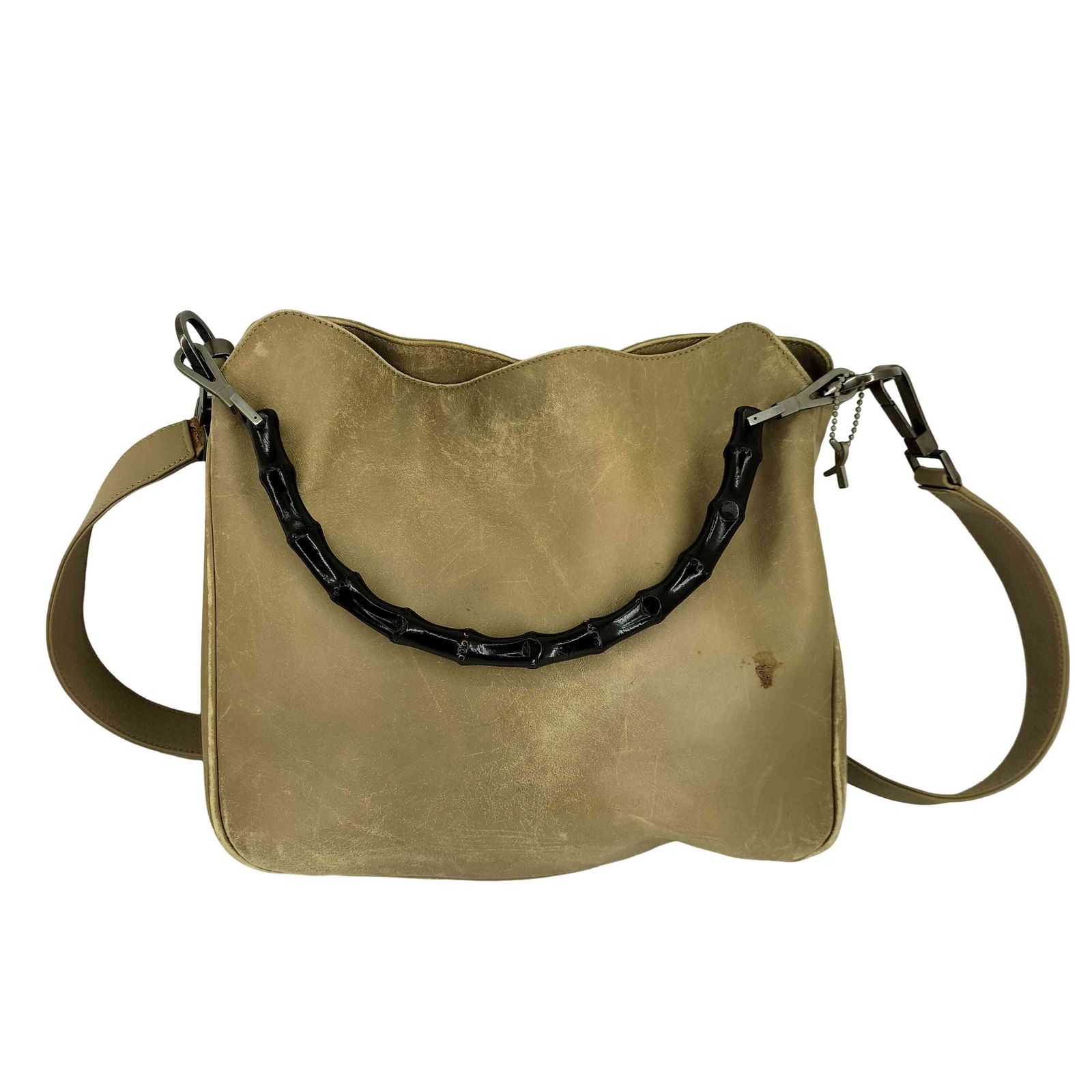 グッチ GUCCI バンブーハンドル 2WAY ショルダーバッグ レディース 表記無