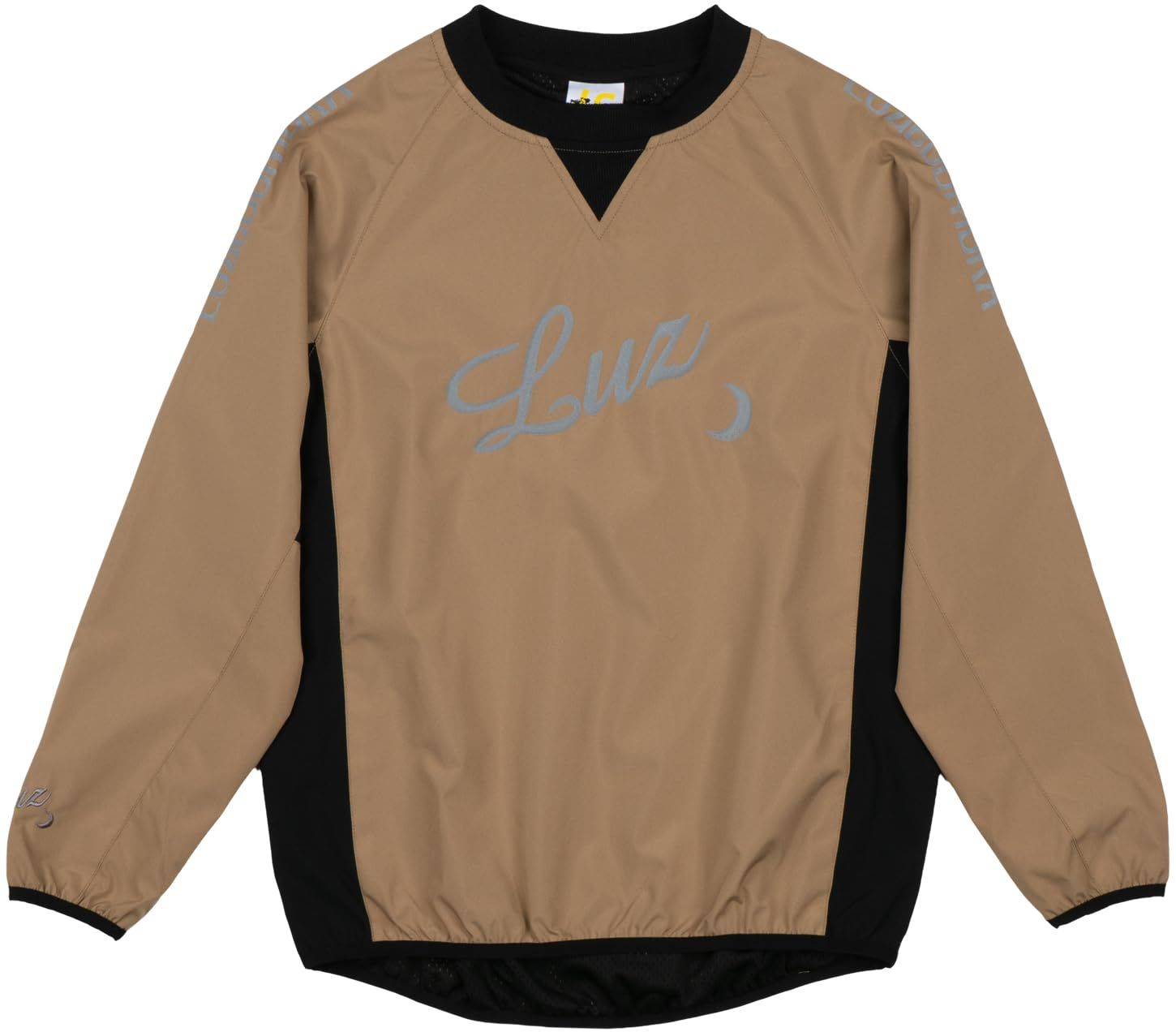 新品 [ルースイソンブラ] 防風 ジャケット タフタ STRETCH TAFTA MESH PULLOVER TOPF2011107 (JP アルファベット M ゴールド)