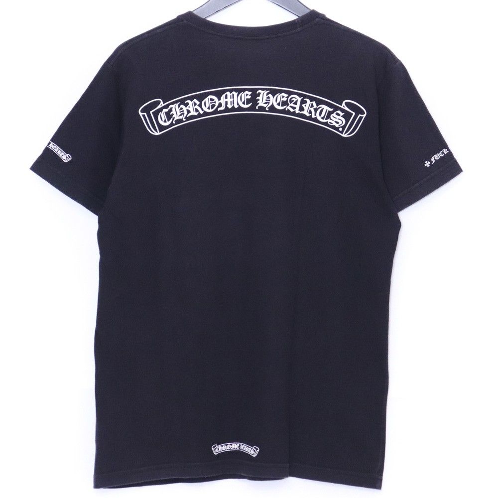 CHROME HEARTS スクロールラベルポケットTシャツ Mサイズ ブラック