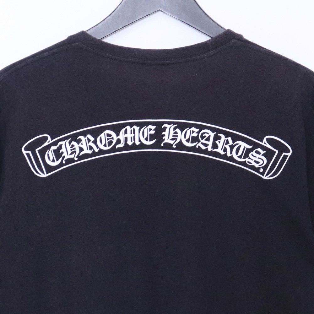 CHROME HEARTS スクロールラベルポケットTシャツ Mサイズ ブラック