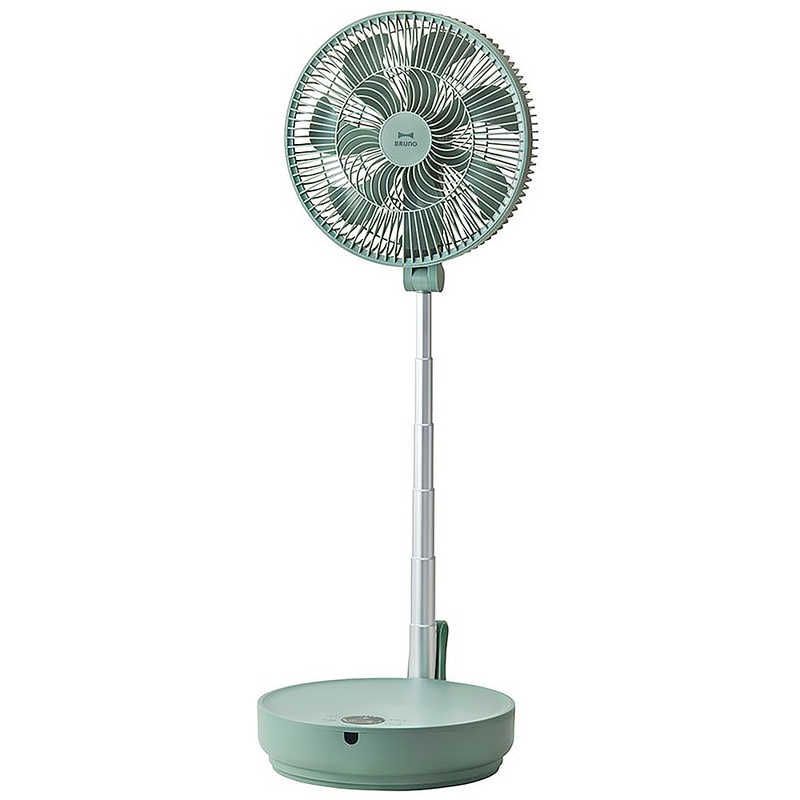 【新品未使用】【未開梱】BRUNO　ブルーノ 扇風機 DCモーター搭載 (省エネタイプ) 自動首振り機能あり 温度センサー搭載 リモコン付き グリーン BOE112-GR